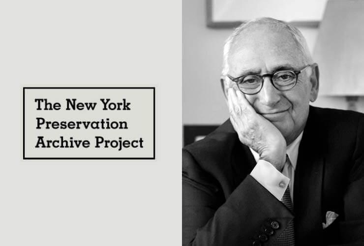  Robert A.M. Stern to be Honored with New York Preservation Archive Project's Preservation Award