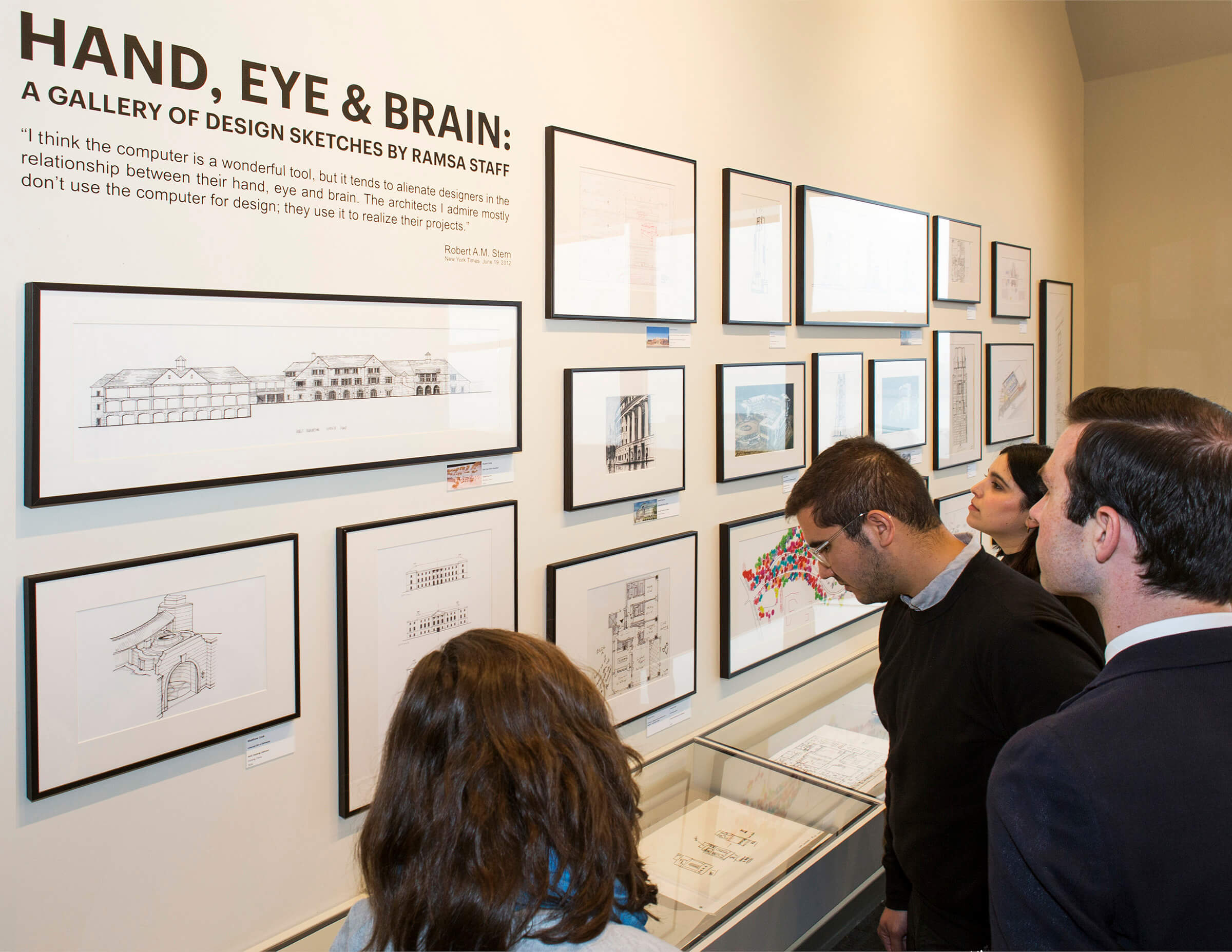 "Hand, Eye & Brain: A Gallery of Design Sketches by RAMSA Staff" Opens