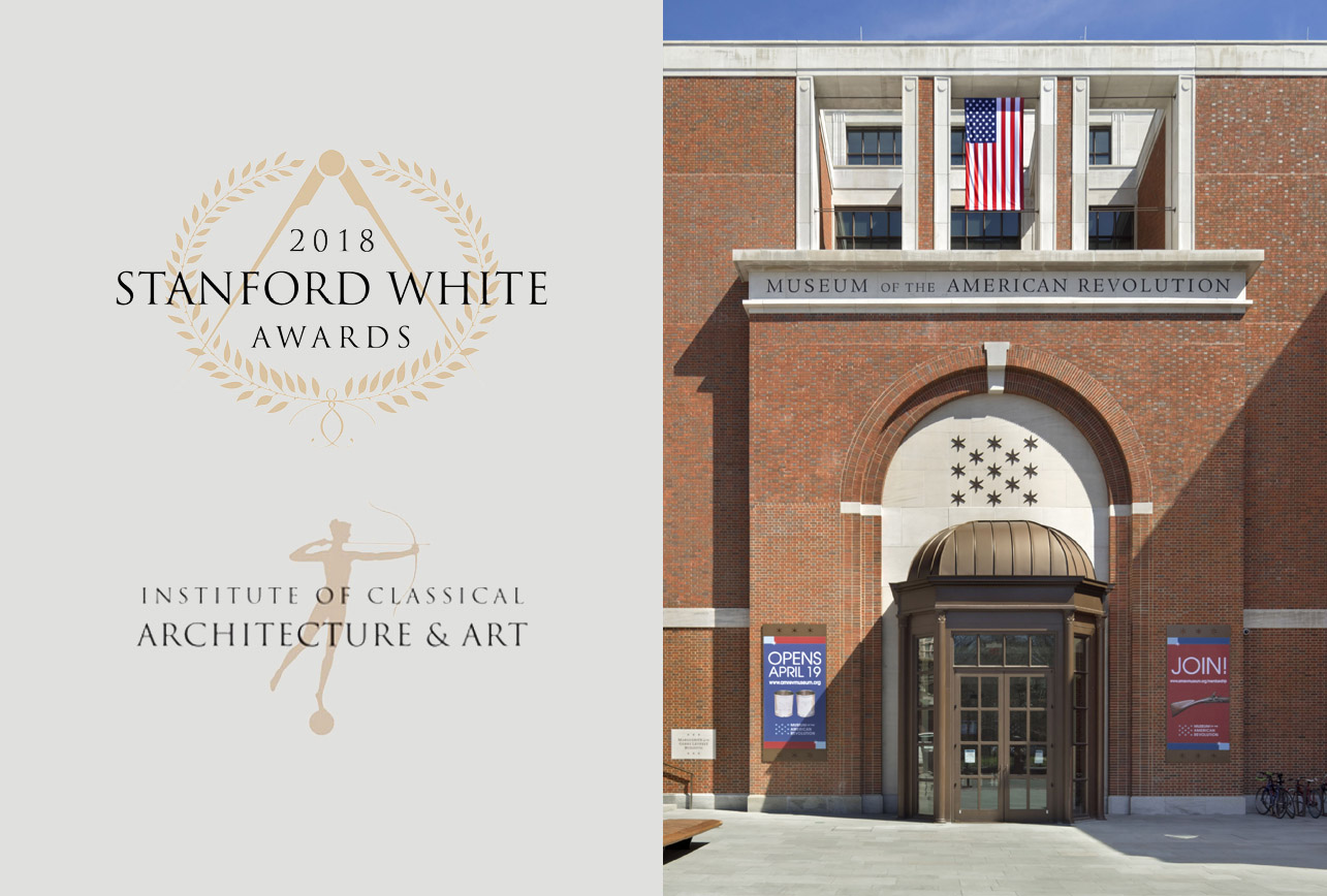 Museum of the American Revolution Wins 2018 Stanford White Award