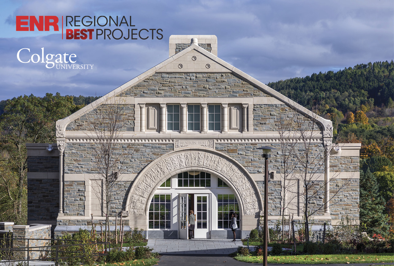 Colgate's Benton Hall Wins 2019 ENR Regional Best Projects Award