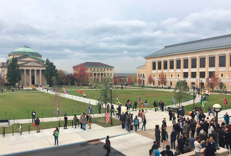 Bronx Community College Celebrates Reconfigured Quadrangle