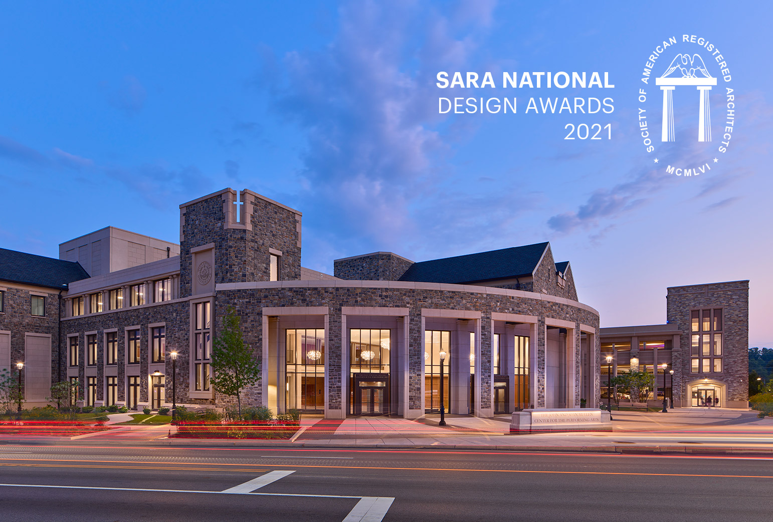 Villanova's New Performing Arts Center Wins 2021 National Design Award