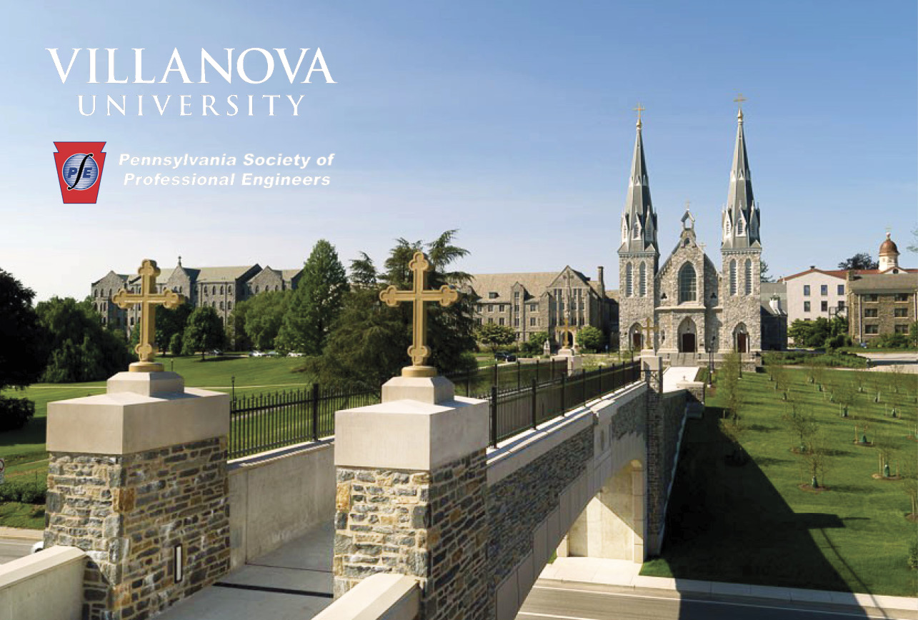 Pedestrian Bridge at Villanova University Wins PSPE Award