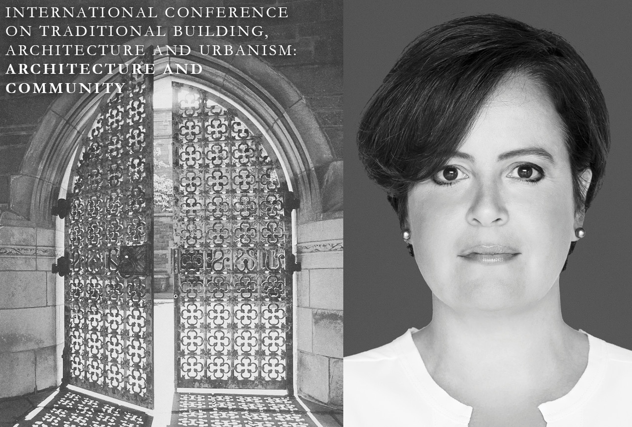 Melissa DelVecchio on Traditional Architecture Conference Panel "Architecture and Traditional Building Crafts"