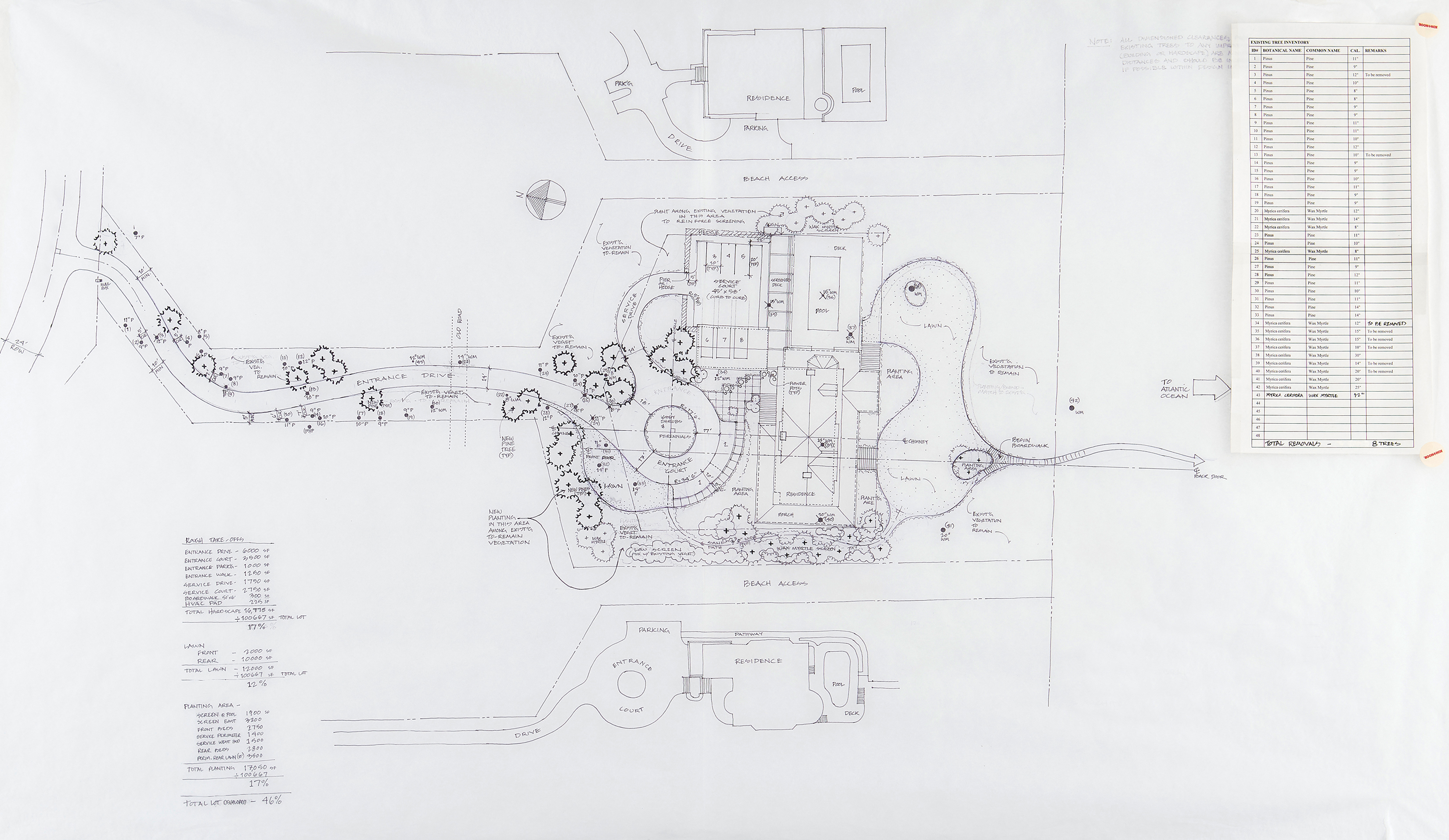 <p><span><span><span><span>Site plan of the original house. Drawing 1999. </span></span></span></span></p>
