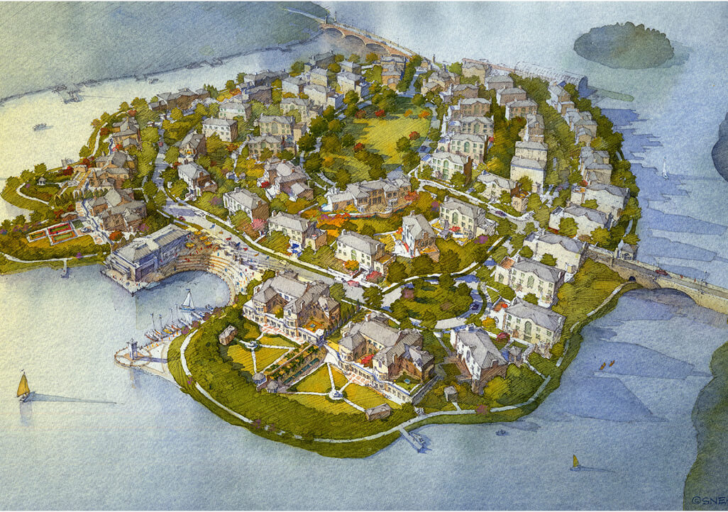 Residences on Zero Island