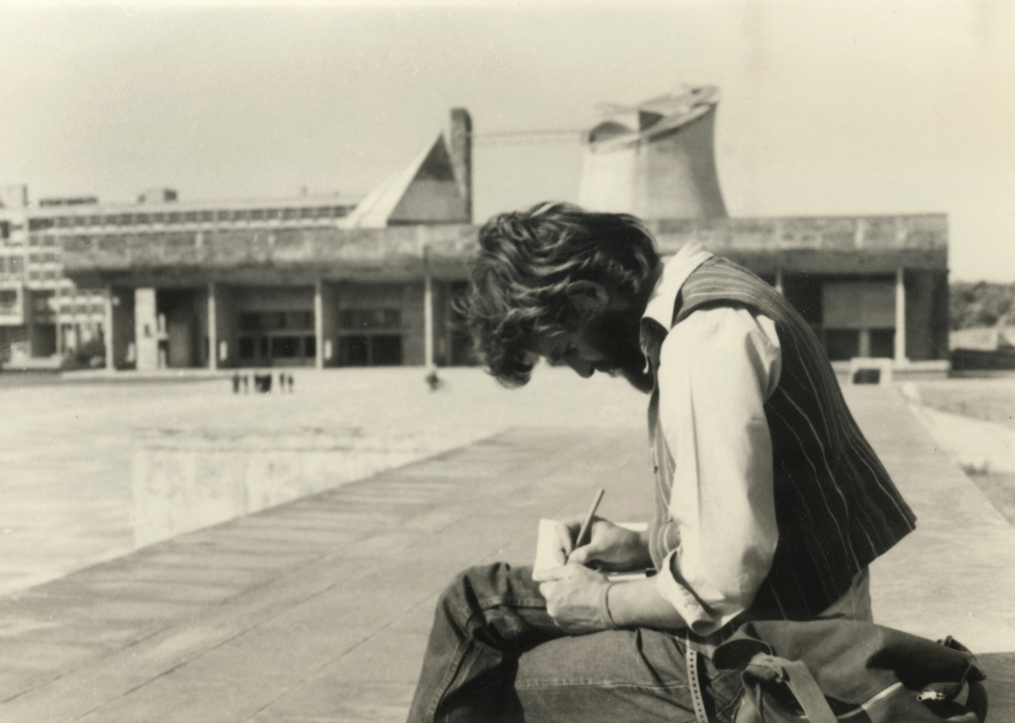 <p><span><span><span><span>Grant Marani at Chandigarh, India (master plan and buildings Le Corbusier, 1950–65). Photograph 1976.</span></span></span></span></p>
