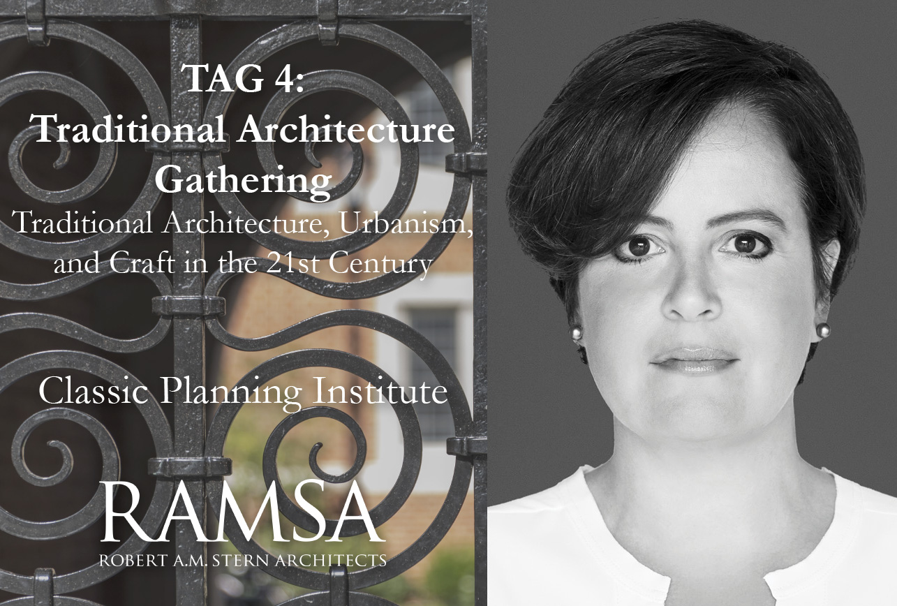 Melissa DelVecchio on traditional architecture roundtable at TAG4