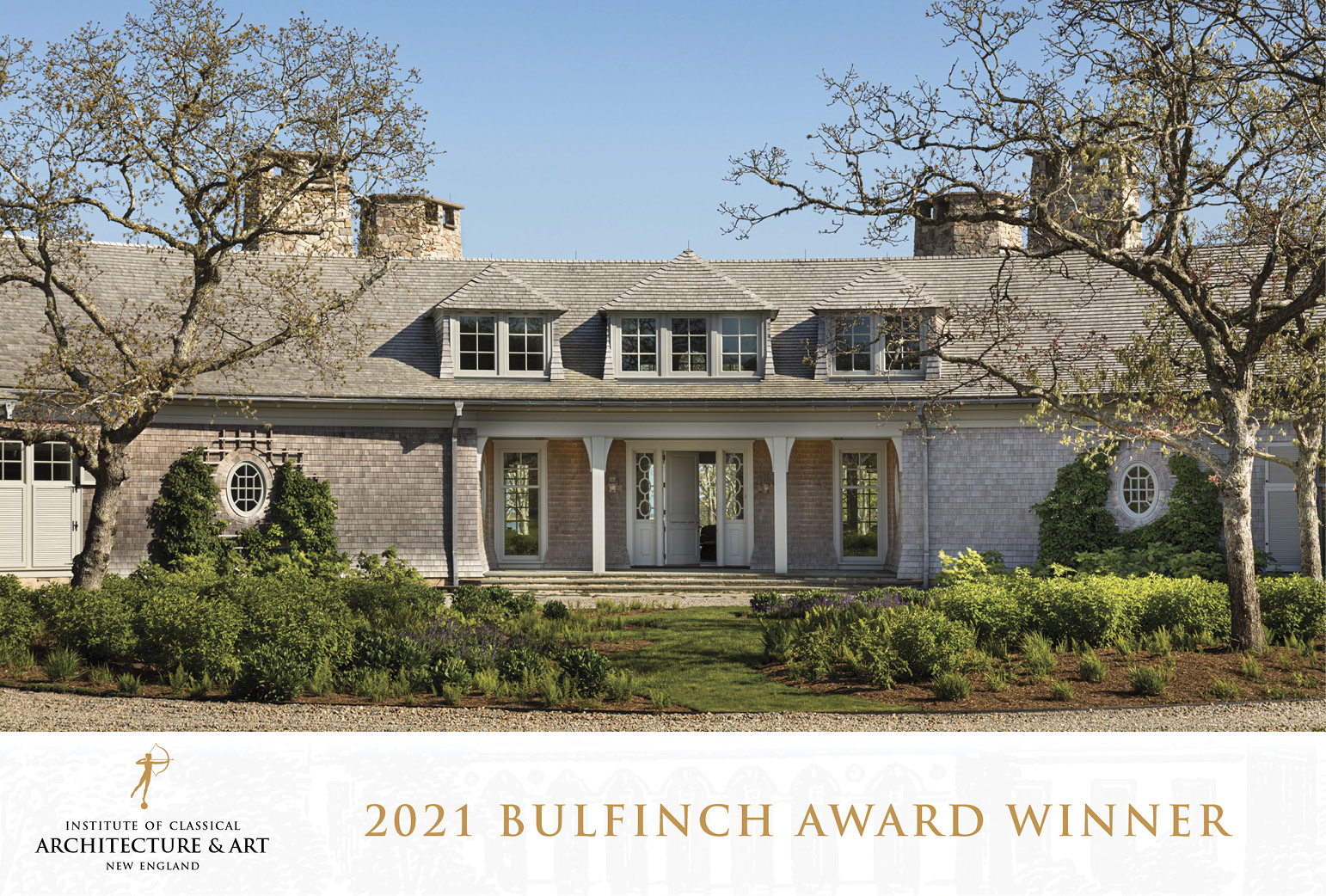 RAMSA's "House in New England" Wins 2021 Bulfinch Award