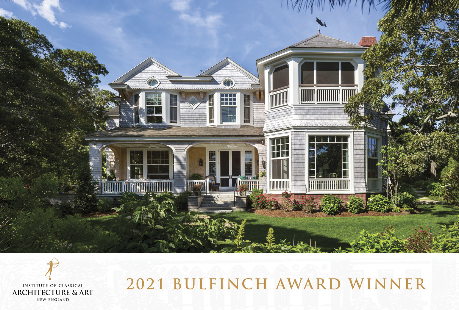 RAMSA's House at West Chop Wins 2021 Bulfinch Award