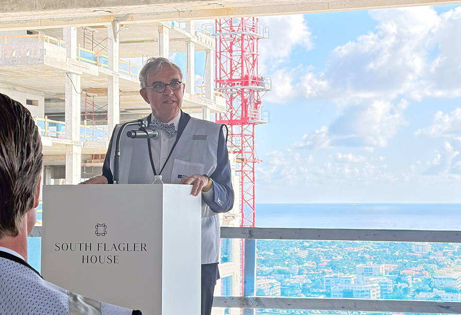 South Flagler House Tops Out in West Palm Beach